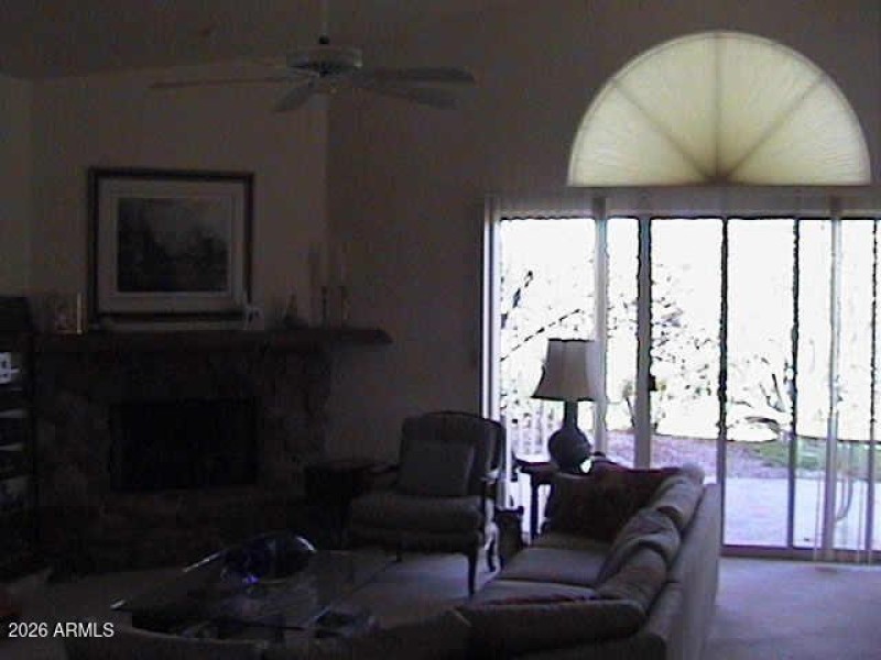 Living Room with Fireplace