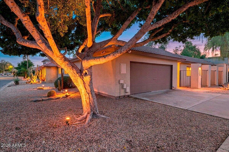 Corner Lot at Twilight