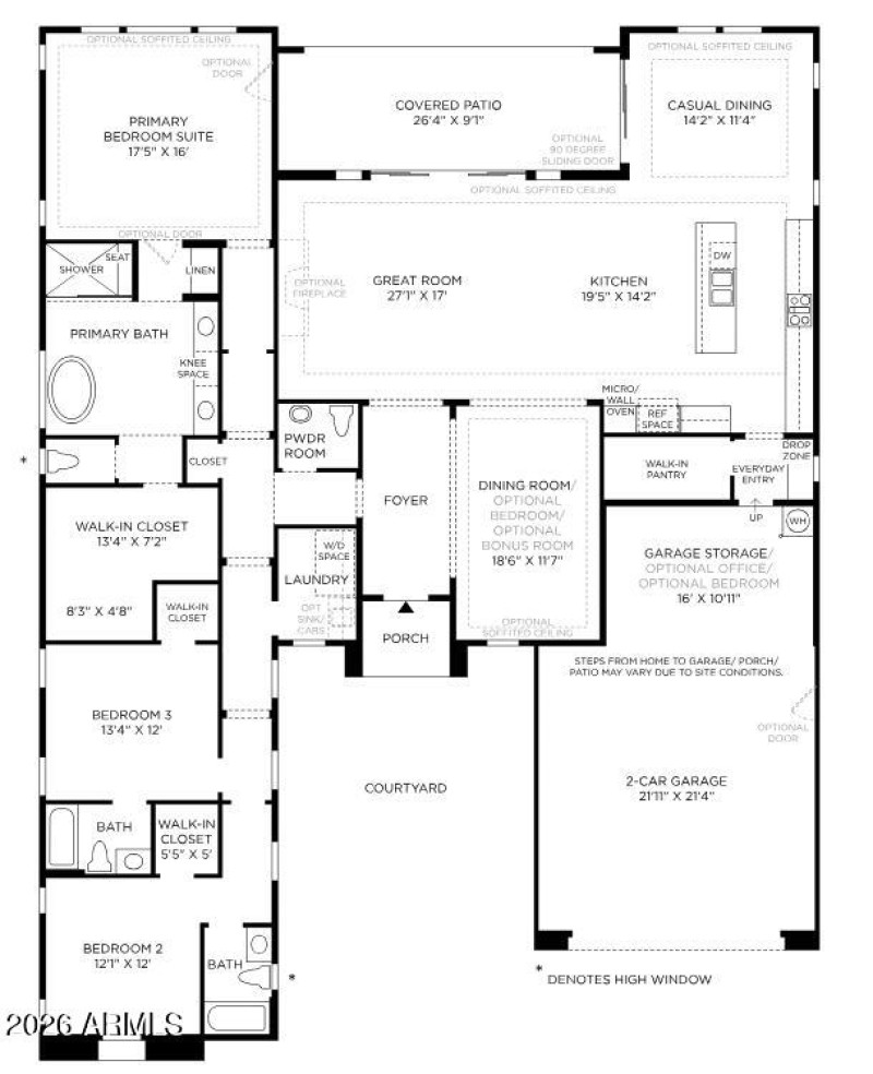 Rutherford Floorplan Lot 326
