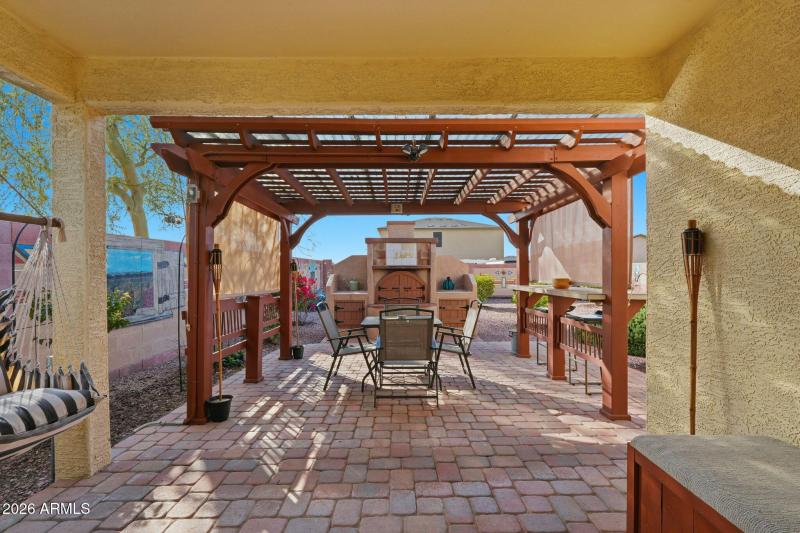 Covered Patio and Ramanda