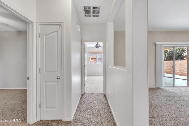 Hallway to the rooms