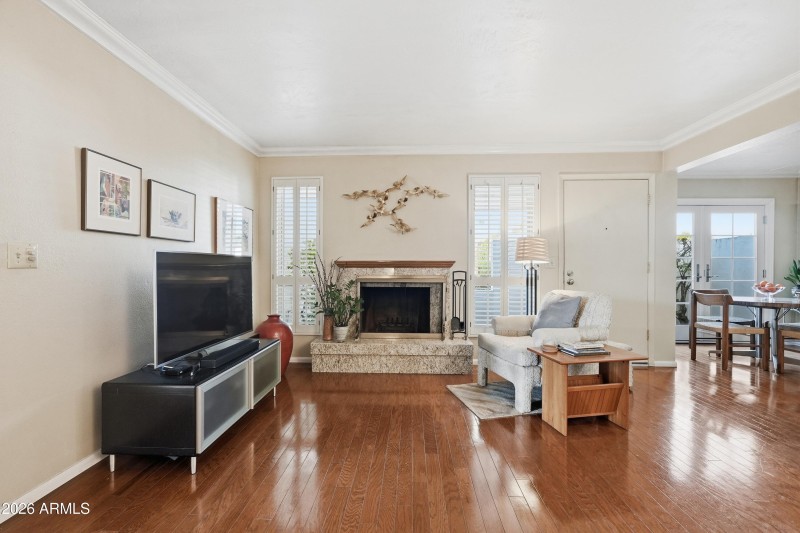 Wood-burning Fireplace