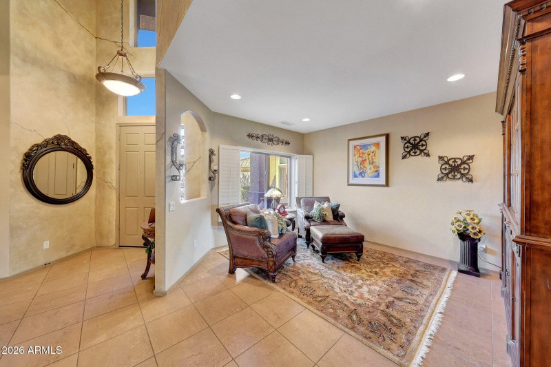 Formal Living room view