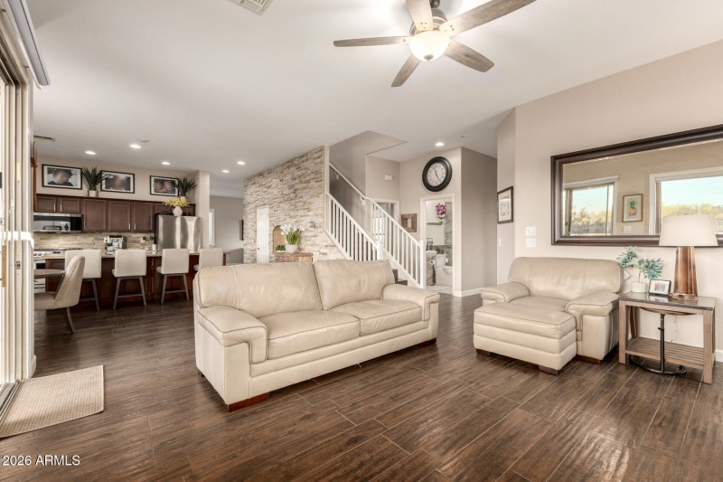 Family Room off the Kithen