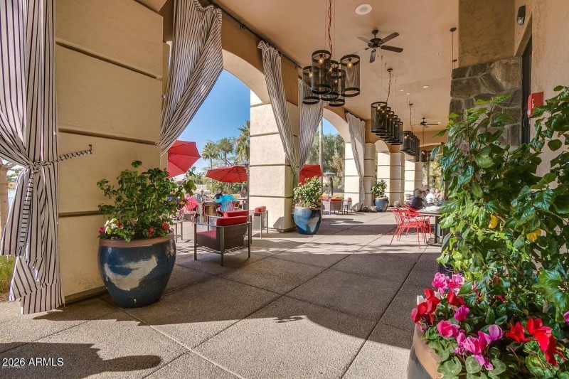 Stone & Barrel back patio