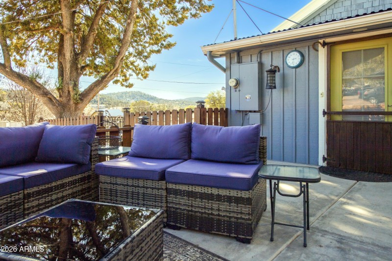 Main entrance to home