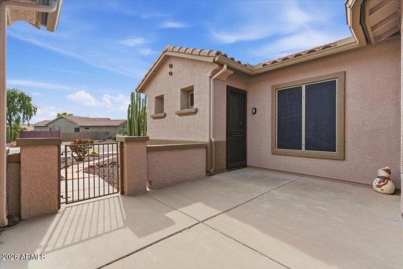 entry way & casita entrance
