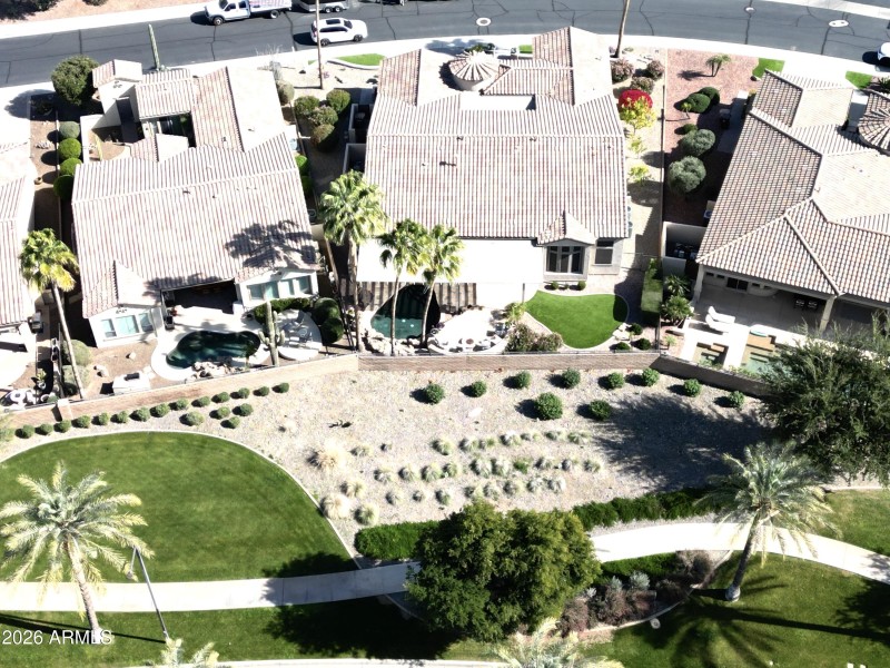 Overhead Backyard View