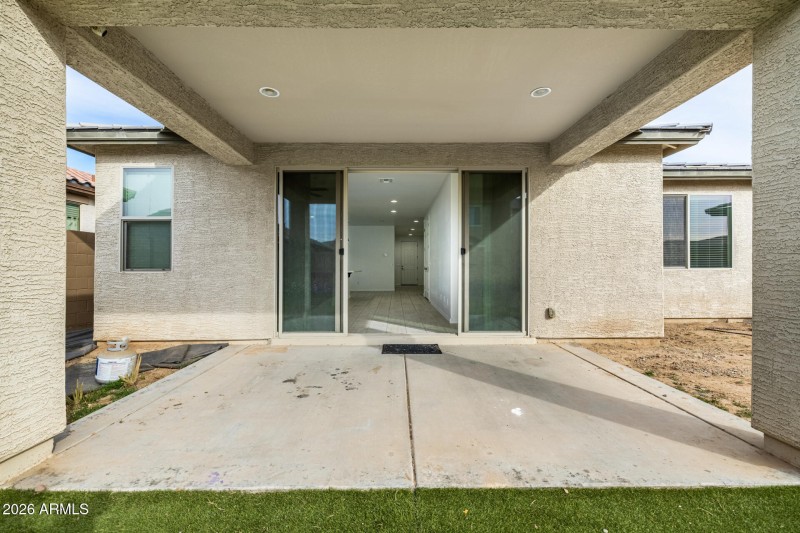 Exterior covered patio