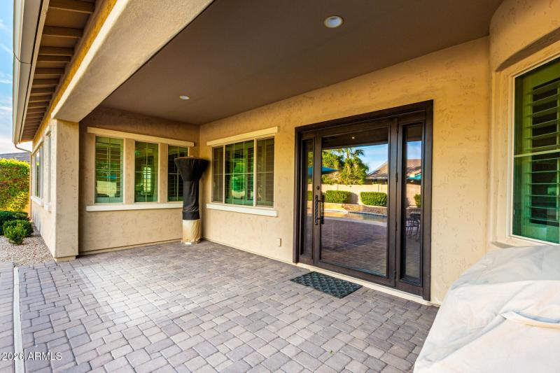Back patio! (East Facing)