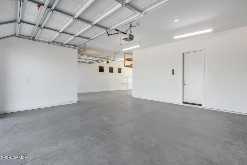 4 car garage with pull through