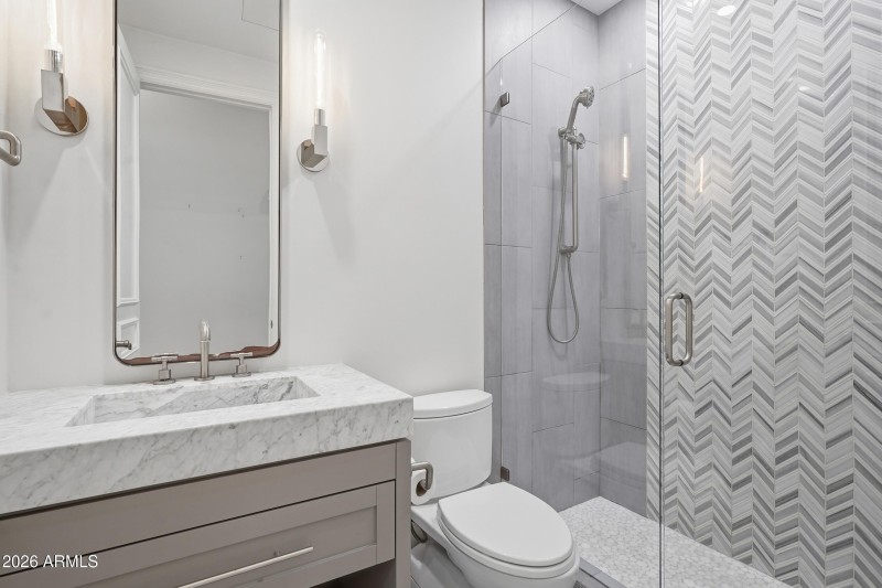 Freshly updated bathroom