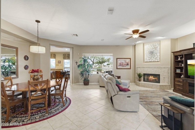 Great room and dining