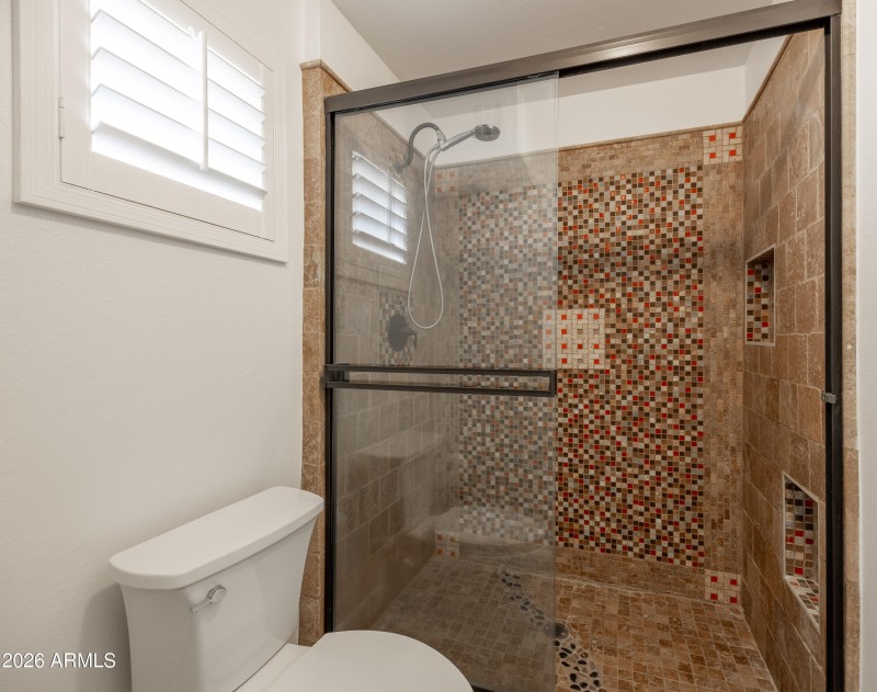 Master walk-in shower