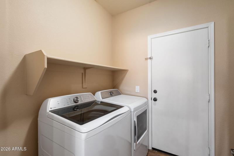 SPACIOUS INSIDE LAUNDRY ROOM
