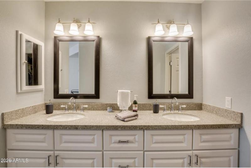 Primary Bath with Dual Sinks