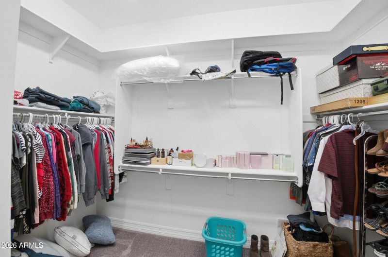 Primary Walk In closet