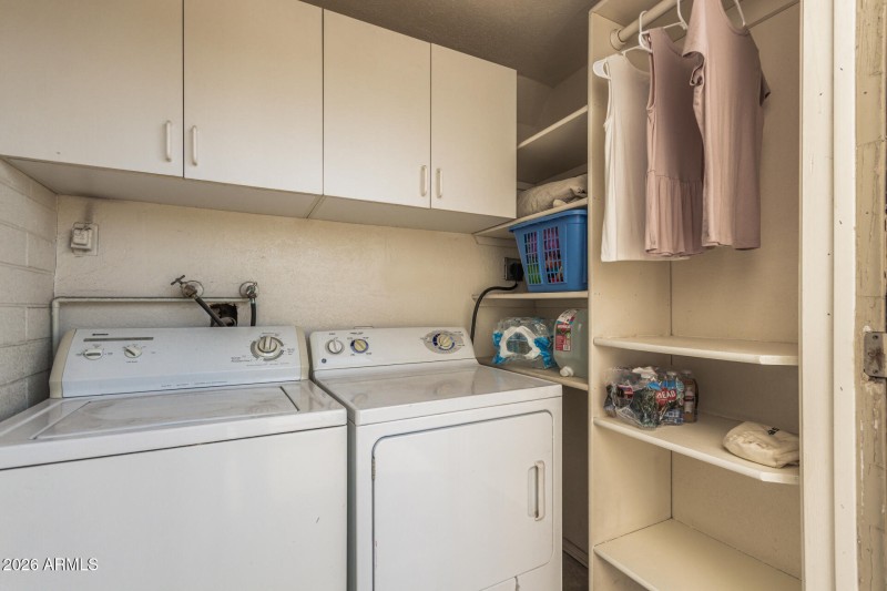 private laundry room