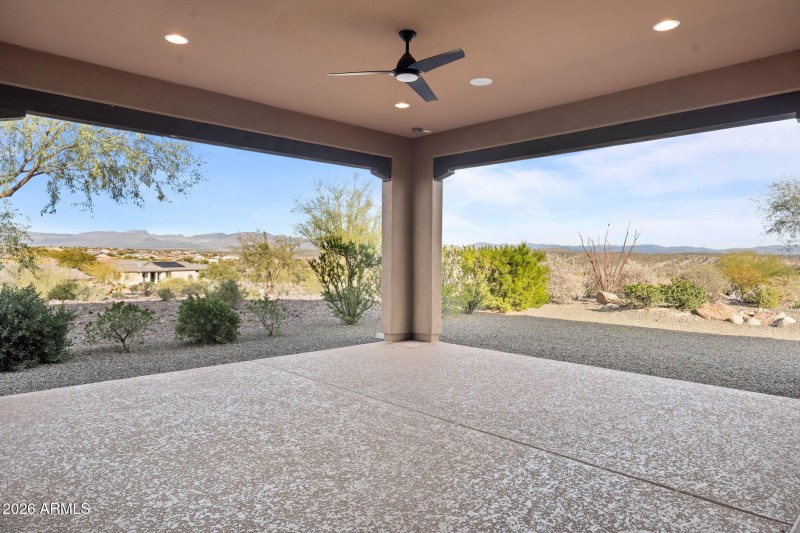 Virtually Staged Exterior Patio area
