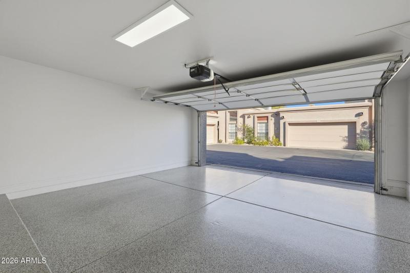 Epoxy flooring/new garage door