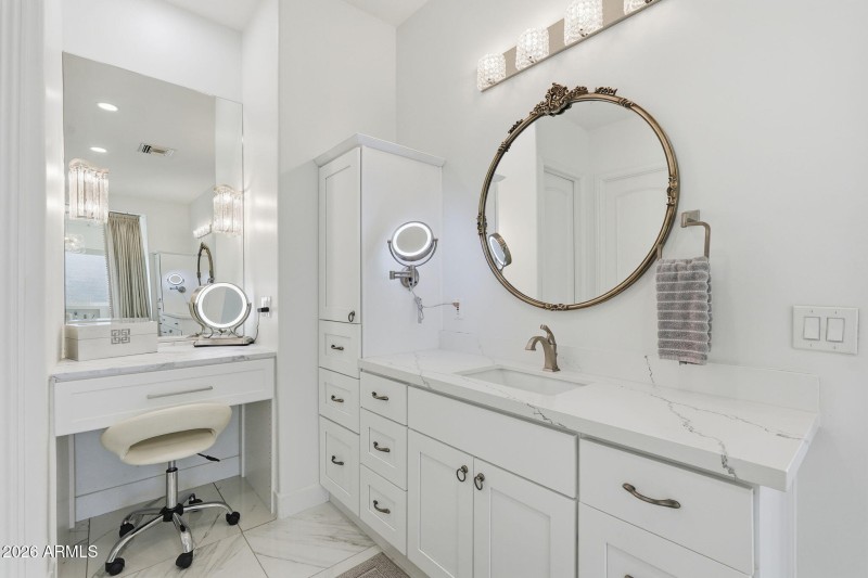 Spacious Primary Bathroom Vanity