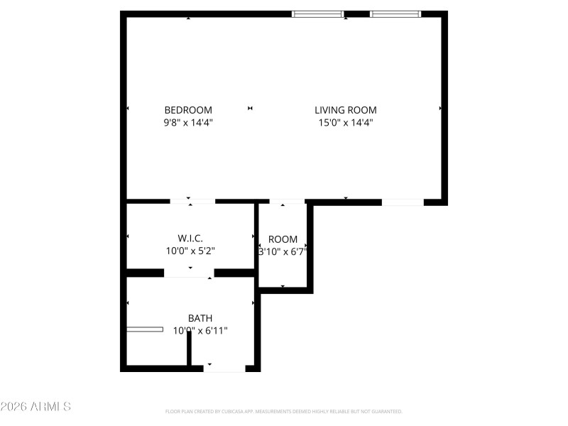 Floor plan- 4th bedroom suite