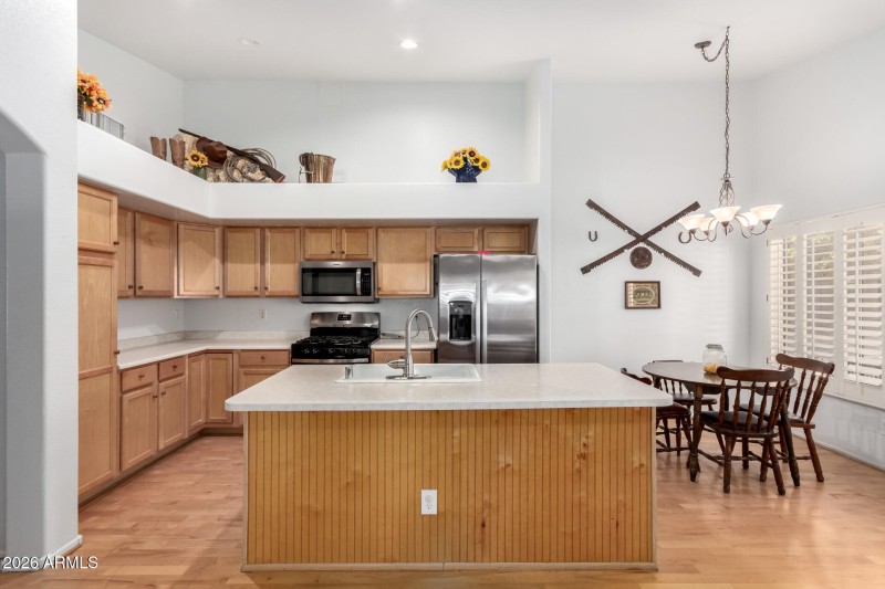 Kitchen/dining view 2