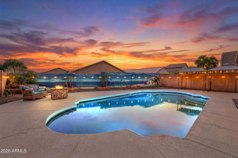 Beautiful backyard oasis