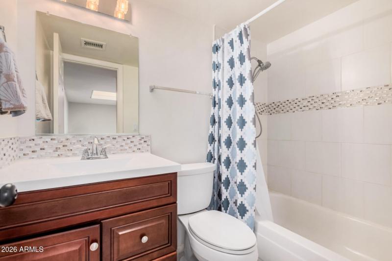 Guest bathroom upstairs