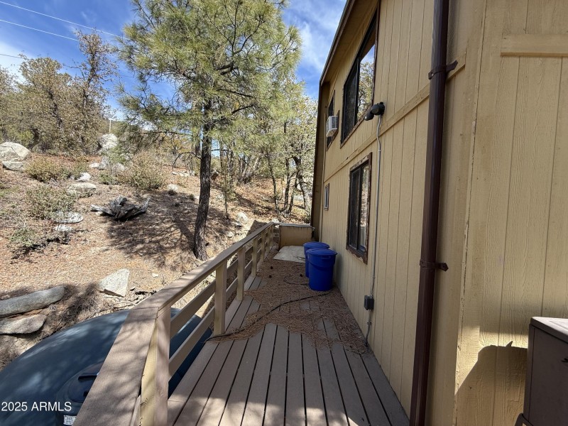 Wrap around trex deck