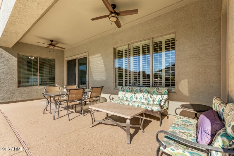 Have your coffee on the patio