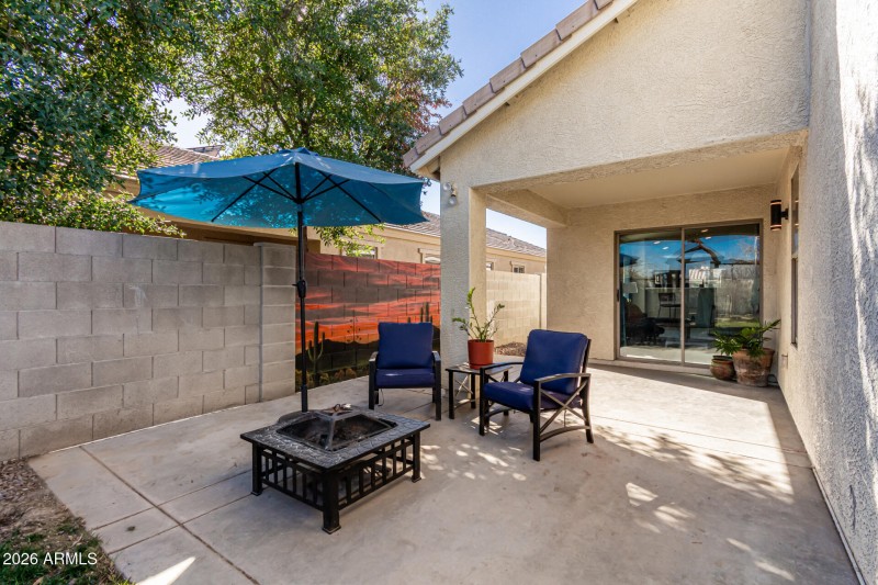 Great Patio with Mural