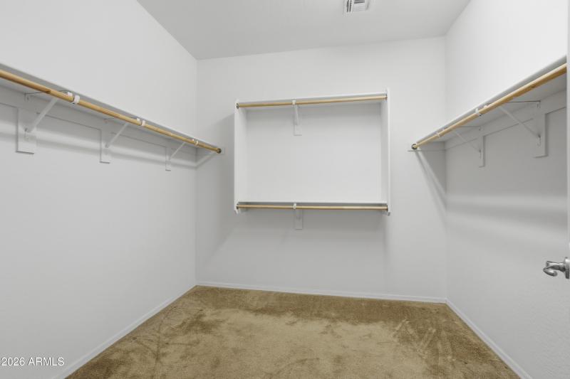 Large primary Closet