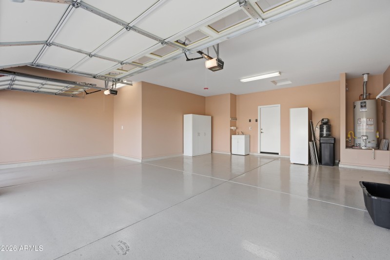 Interior Painted Garage