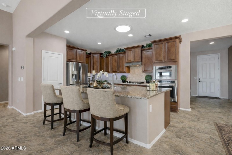 Modern kitchen with spacious island