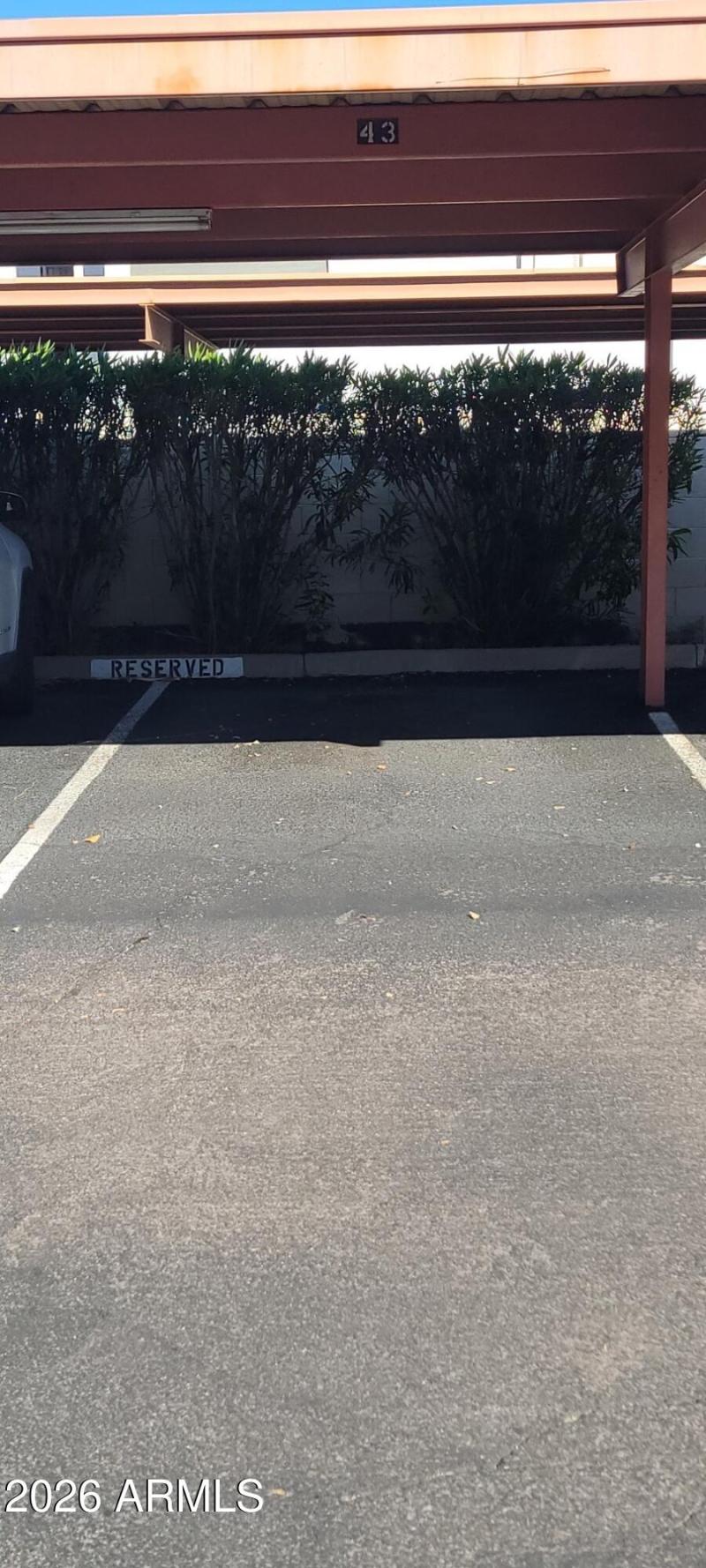 219 - Covered parking space 43(2)