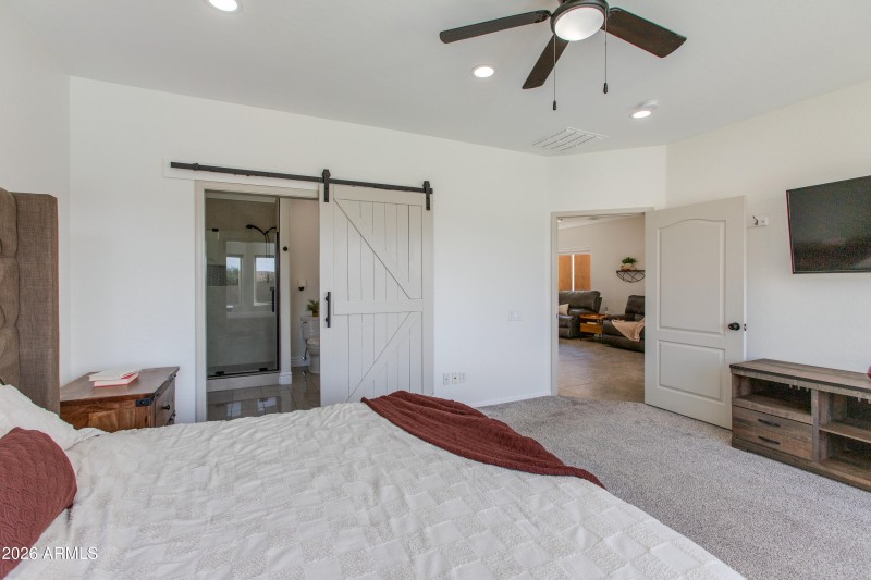 Owners Suite Barn Door