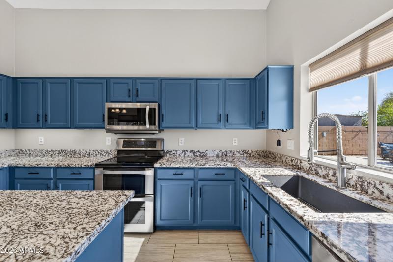 Colorful countertops