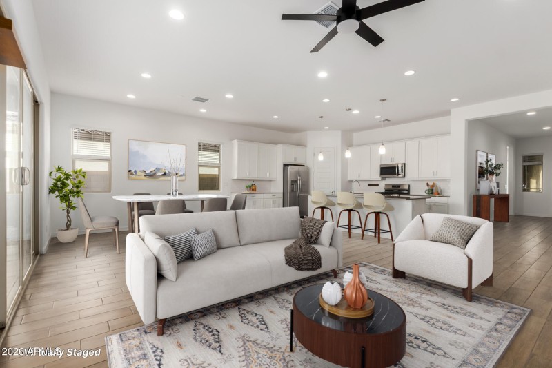 Virtually Staged Great Room