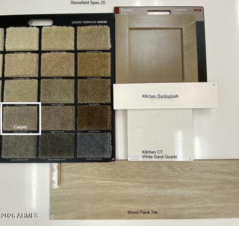 LOT 25 HOME SELECTIONS