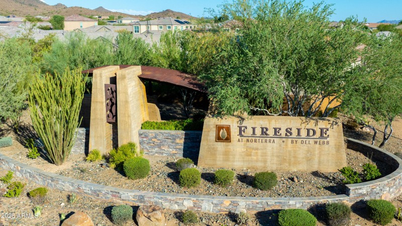 Aerial Community Entrance