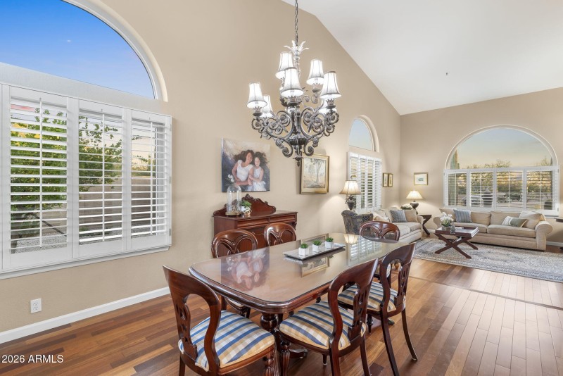 Formal dining room and living room