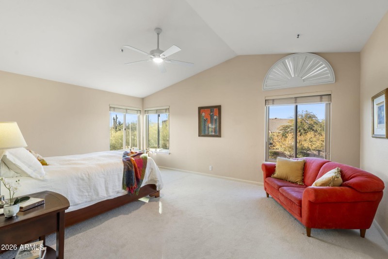 Expansive primary suite