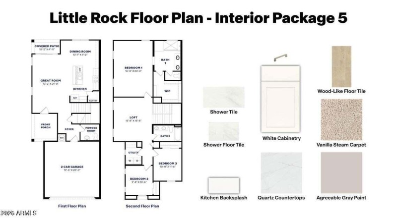 Little Rock Floor Plan & Interior Packag
