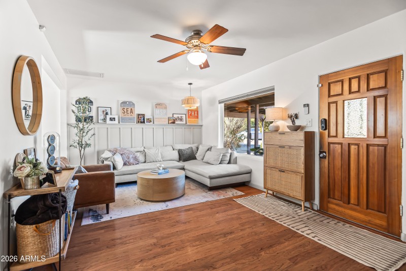 MAIN LIVING + FRONT ENTRY