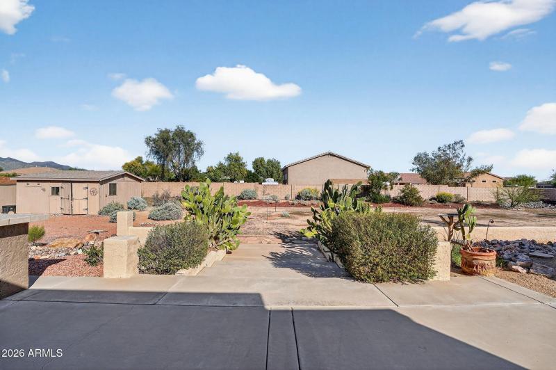Covered Patio & Backyard Views