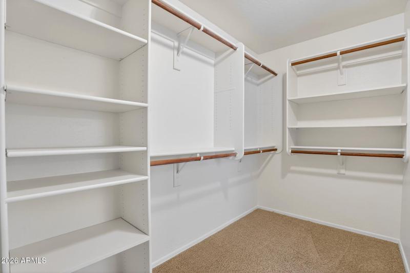 Walk-In Closet with Built-Ins