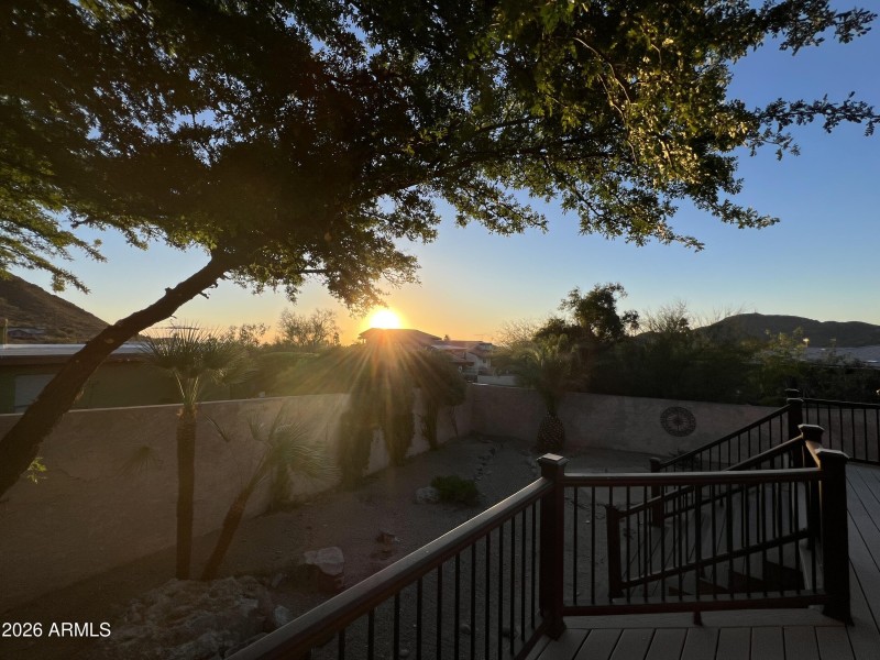 Sunset Views from Deck