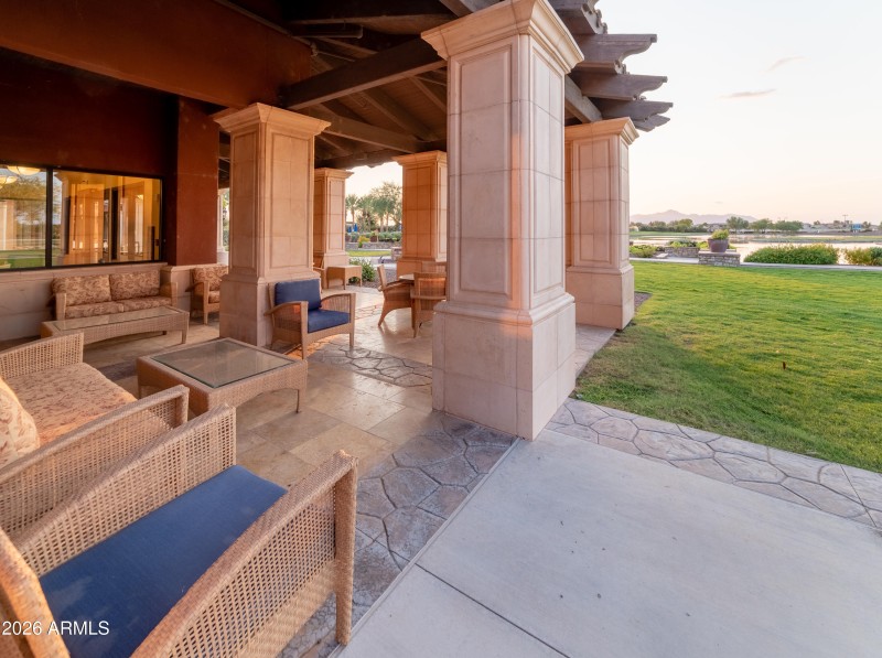 Ourdoor conversation area