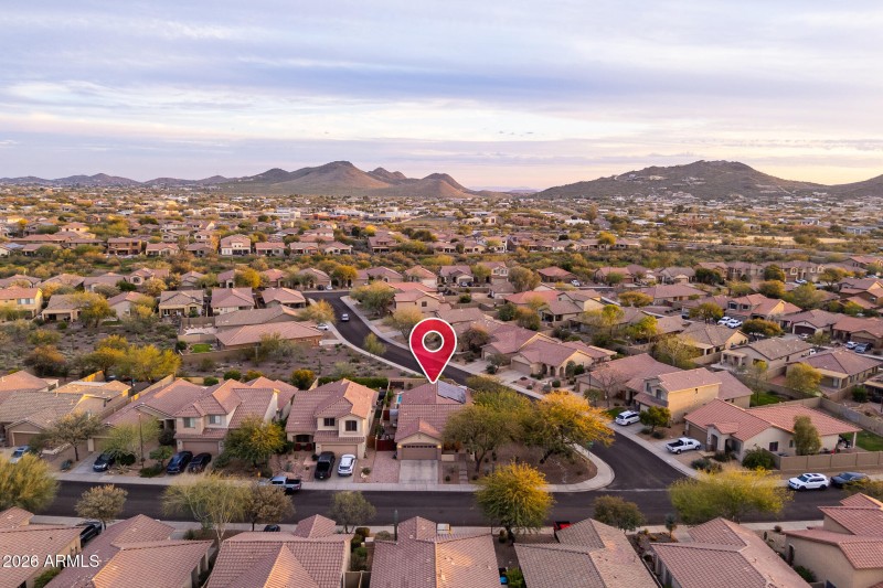 AERIAL FROM NORTH 2631 W PATAGONIA WAY